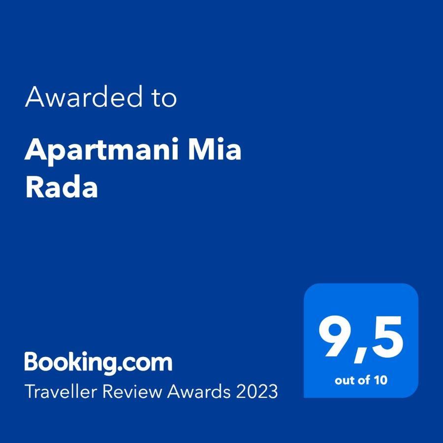 Apartmani Mia Rada Будва Экстерьер фото